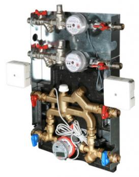 Квартирная станция с модулями ХВ и ГВ VT.CMF