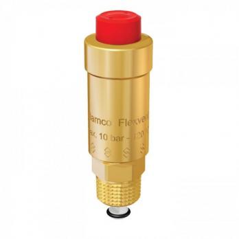 Воздухоотводчик поплавковый 1/2 НР, Tmax=120C с запорным клапаном,Flexvent Flamco
