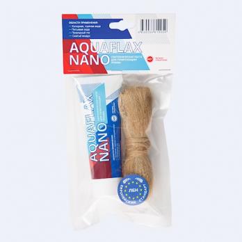 Набор паста AQUAFLAX NANO 80 г  и европейский лён 20 г