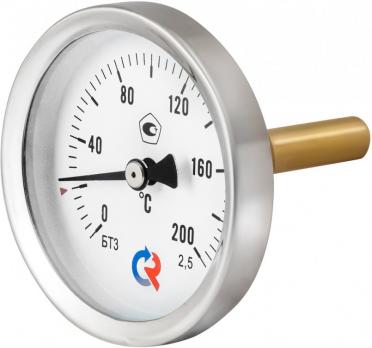 Термометр биметаллический БТ-51.211 Дк100 L=100х6мм G1/2