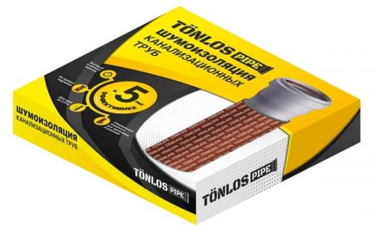 Tonlos Pipe, комплект для шумоизоляции канализационных труб