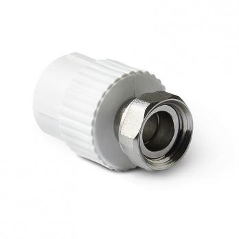 Муфта  РР-R с накидной гайкой 20х3/4 Pro Aqua