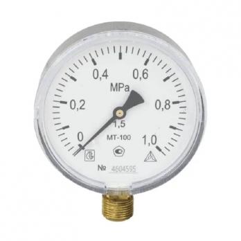 Манометр рад МТ-100 0-1,0МПаДк100 G1/2