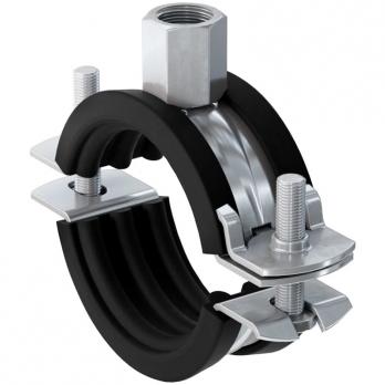 Хомут трубный fischer FRS Plus с механизмом быстрой фиксации и комби-гайкой ОЦ, M8/M10 48-54 мм (1 1