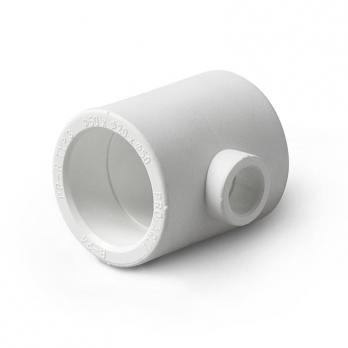 Тройник PP-R переходн белый Дн63х32х63 Pro Aqua