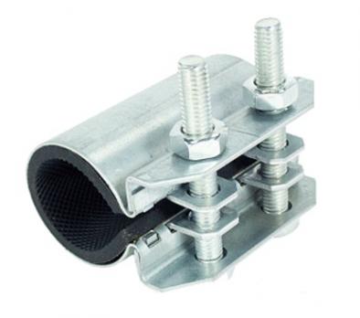 Хомут ремонтный оцин. 6" ДУ 150 (краб) Дн 159-172