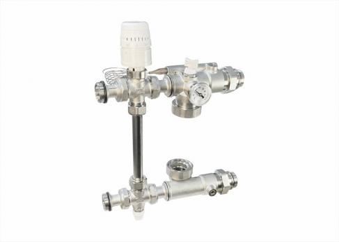 Насосно-смесительный узел с термоголовкой, без насоса VALFEX