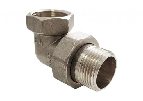 Соединитель латунь никель американка Ду 25 (1