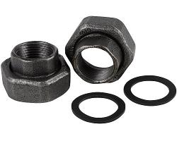 Резьбовое трубное соединение (комплект 2шт) G 11/2 x Rp 1, чугун Grundfos 