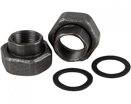 Резьбовое трубное соединение (комплект 2шт) G 11/2 x Rp 1, чугун Grundfos 