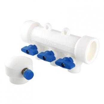 Коллектор PPR с отсечными кранами 40х20-4 вых. Valtec VTр.780