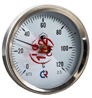 Термометр БТ-30 накладной 0-120 °С