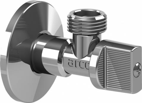 ARCO L 00728 Кран шар.д/стир.маш. НН хром 1/2х3/4