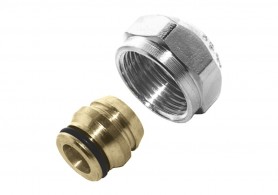 Соединитель конусной на медную трубку d15 G3/4