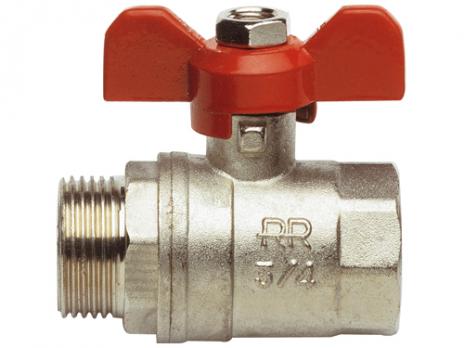 Кран шаровый 1/2 г/ш бабочка REMER