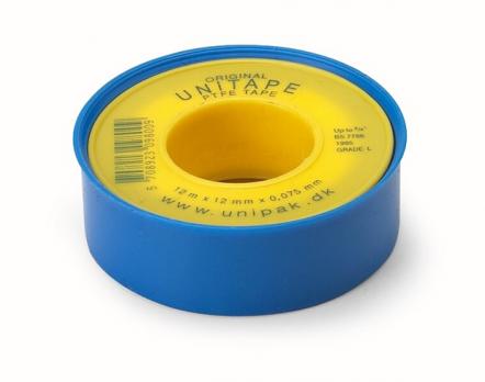 Фум-лента UNITAPE (12мх12ммх0,075мм) (син.)