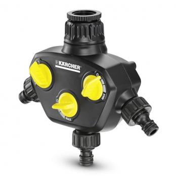 Распределитель 3-х канальный G1, G3/4 для систем полива 26452000 Karcher
