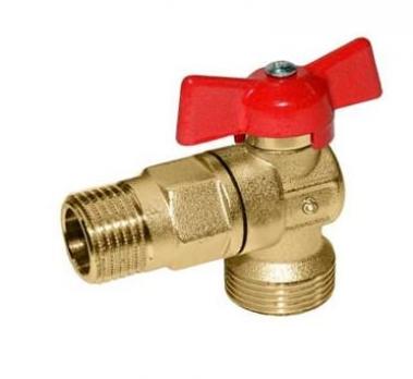 Кран шаровой DN15, PN1,6 МПа, 11Б27п17, ц, 3/4 (угловой) Беларусь